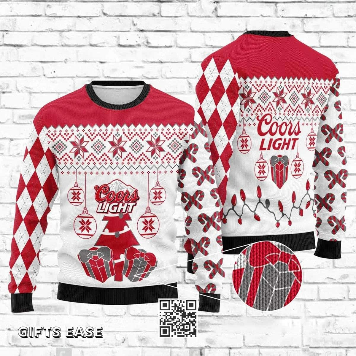 Coors Light Beer Ugly Christmas Sweater Birthday Gift For Sister-In-Law