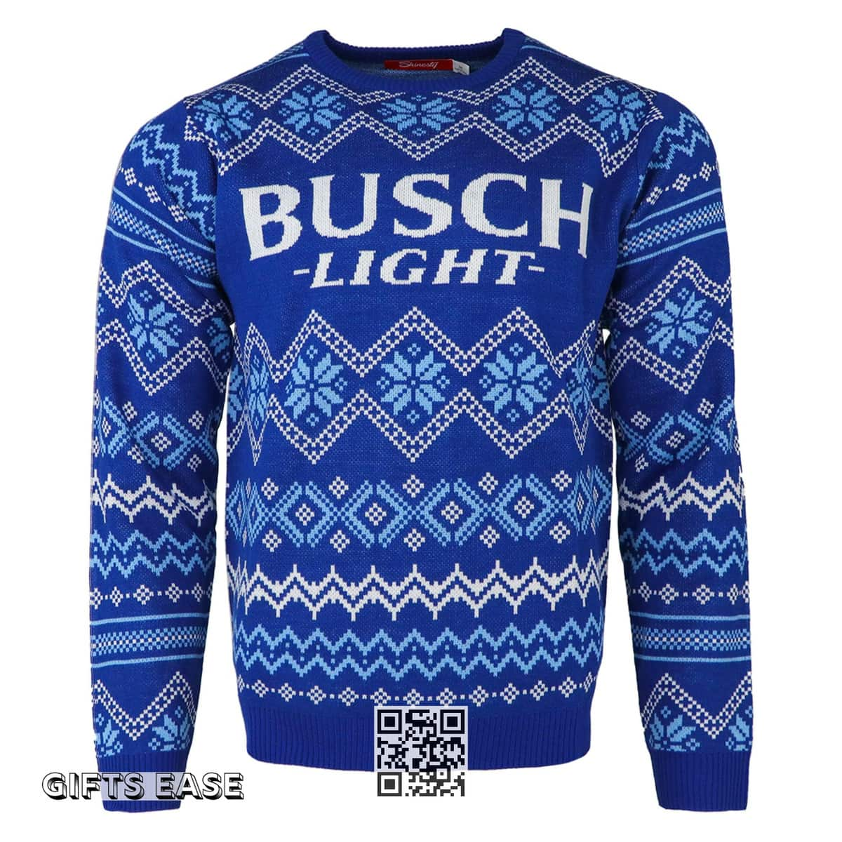 Busch Light Ugly Christmas Sweater Gift For Beer Lovers