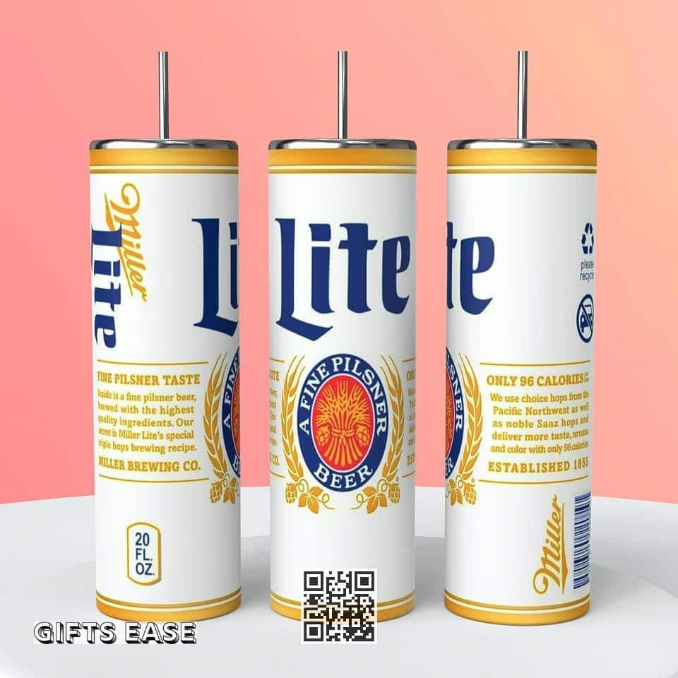 Miller Lite Beer Tumbler Gift For Best Friends