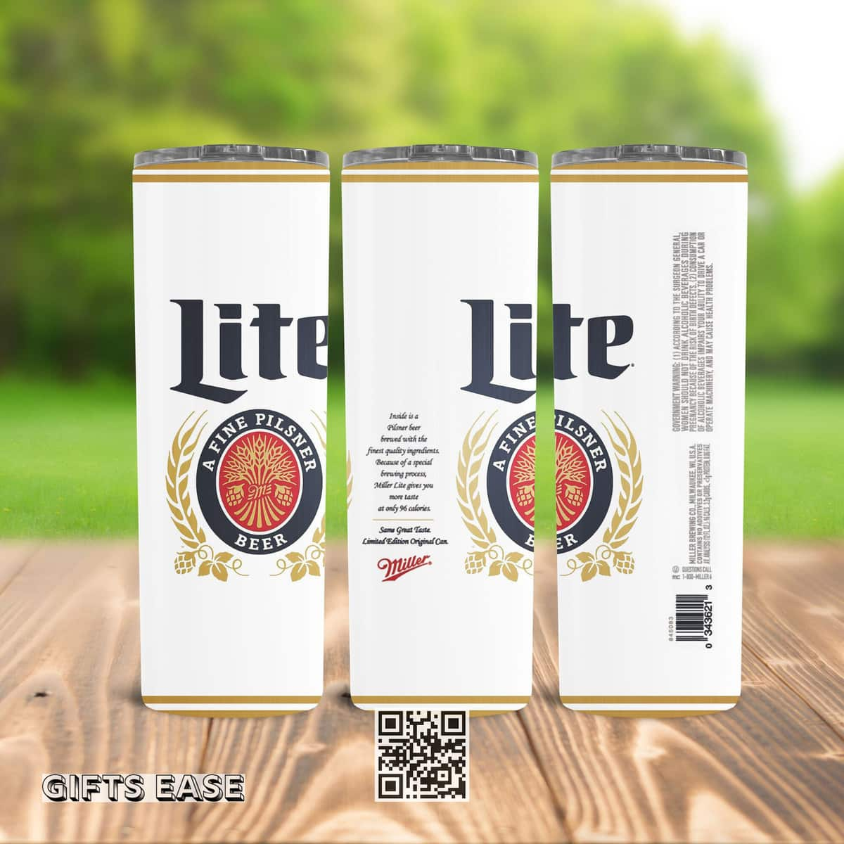 Miller Lite Tumbler Gift For Beer Lovers