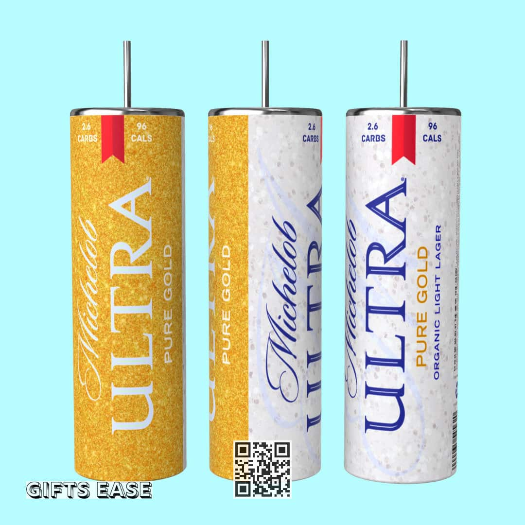 Michelob ULTRA Pure Gold Tumbler Birthday Gift For Mom