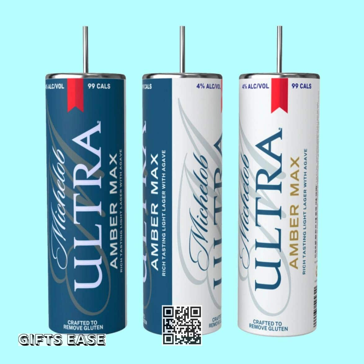 Michelob ULTRA Tumbler Amber Max Rich Tasting Light Lager With Agave