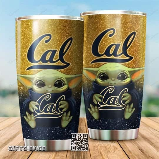 NCAA California Golden Bears Baby Yoda Tumbler Gift For Star Wars Fans