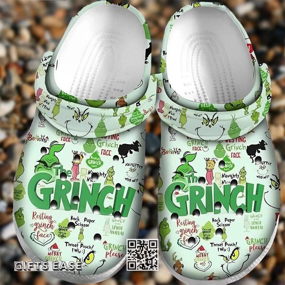 The Grinch Crocs Clogs Cool Sandals Gift For Girlfriend