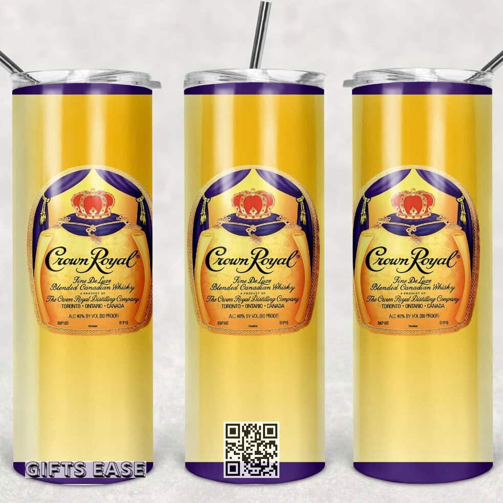 Vintage Crown Royal Tumbler Gift For Daughter