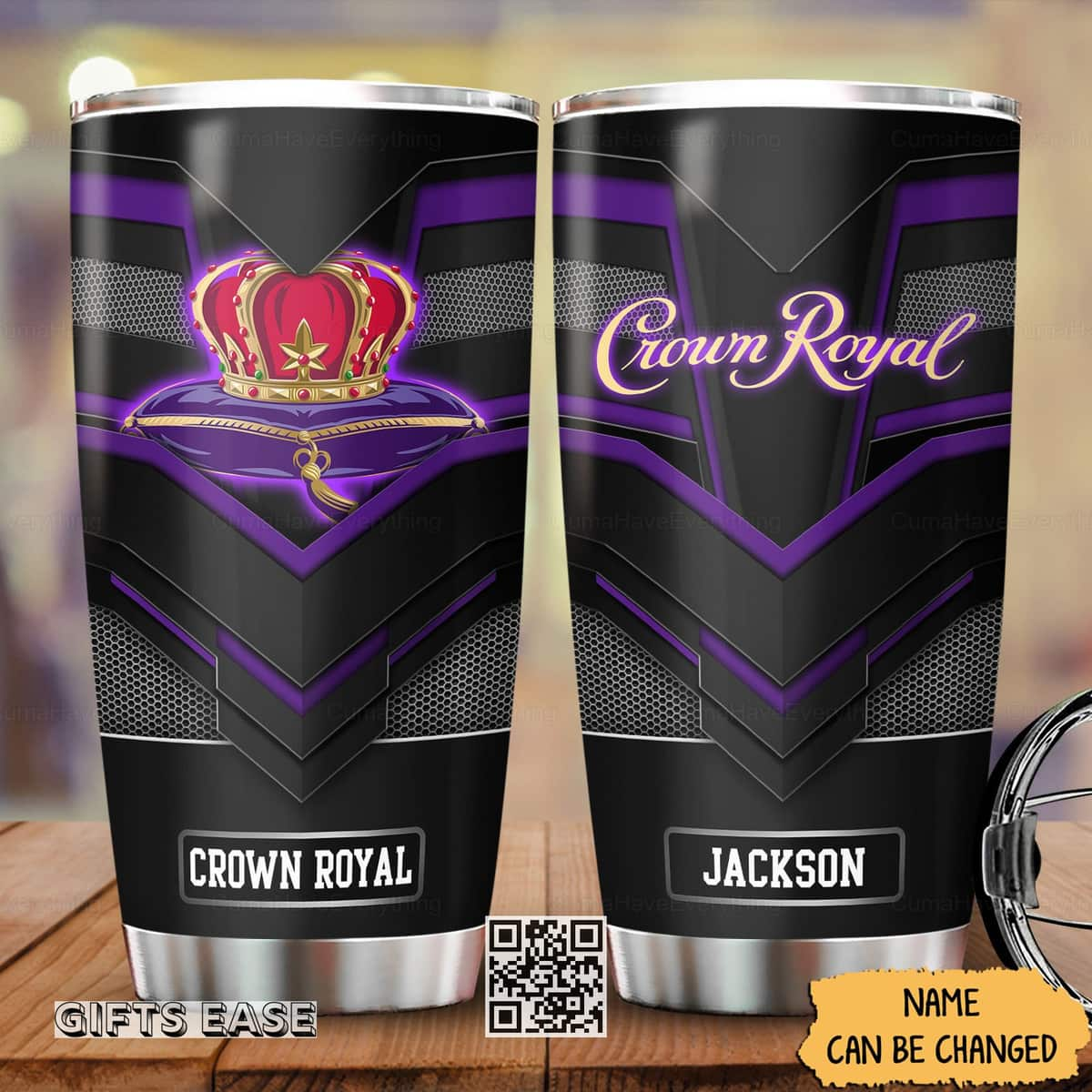 Crown Royal Tumbler Whisky Custom Name