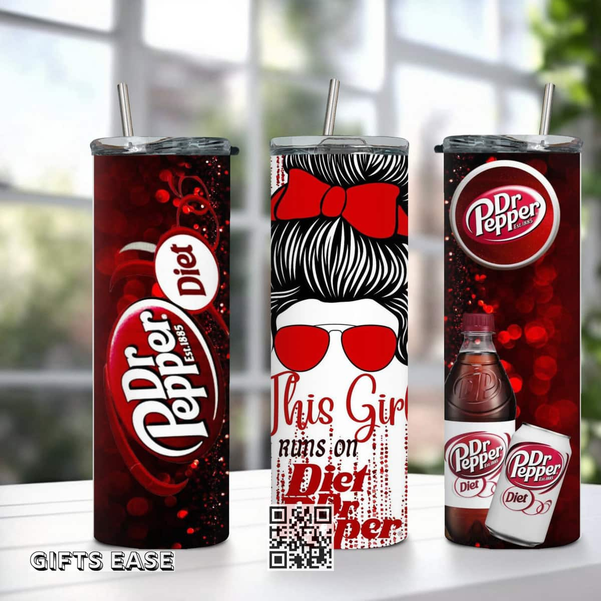 Diet Dr Pepper Tumbler This Girl Runs On