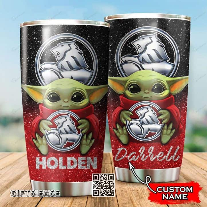 Holden Star Wars Baby Yoda Tumbler Custom Name