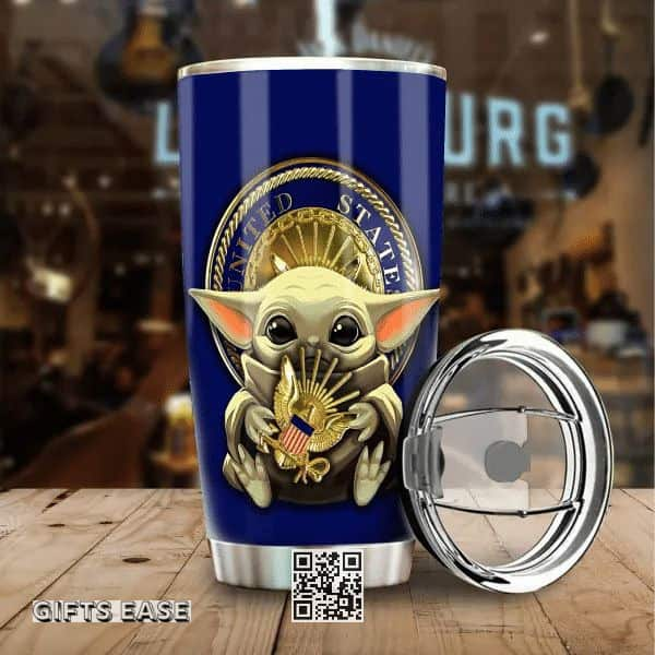 Baby Yoda Tumbler Gift For Friends