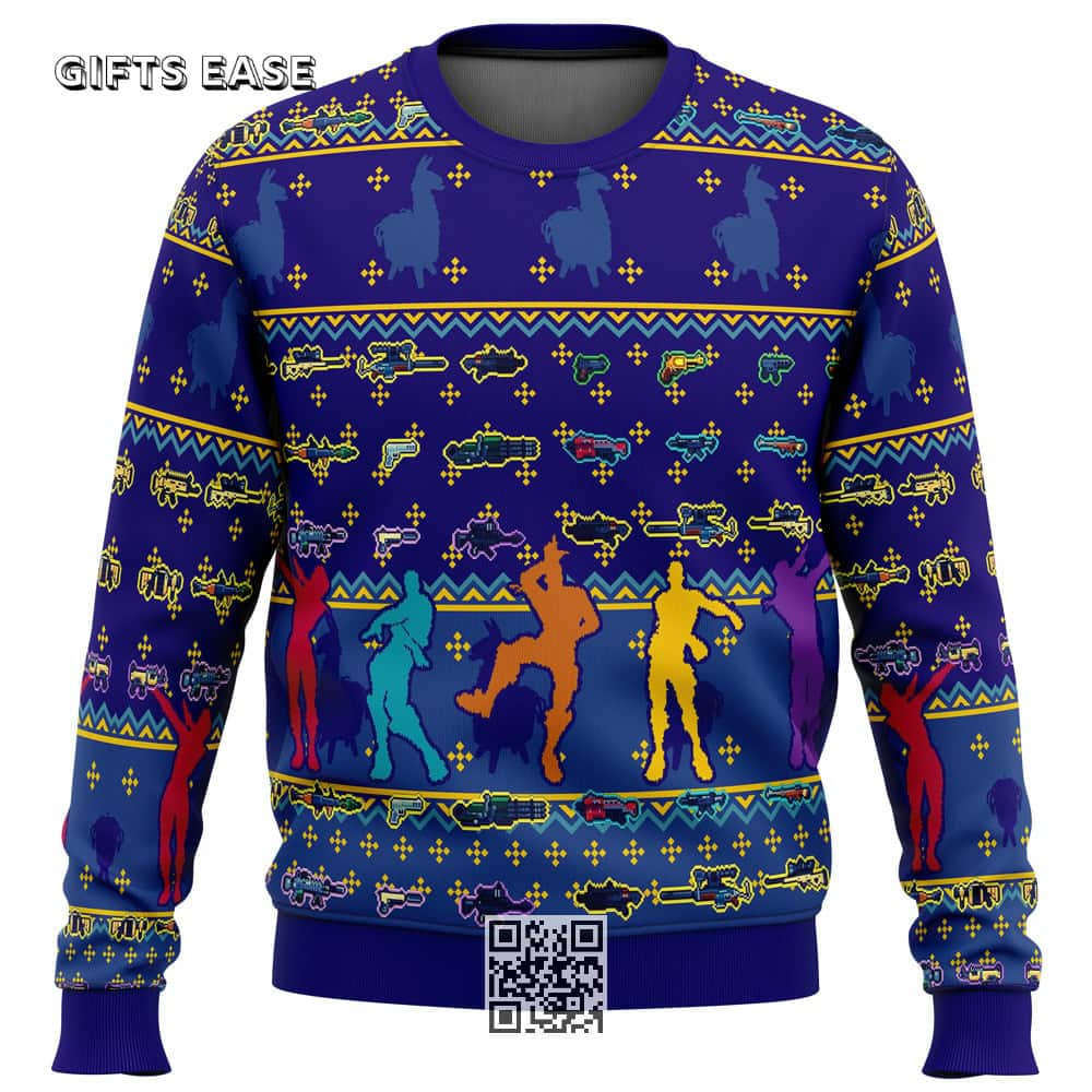 Funny Fortnite Party Ugly Christmas Sweater