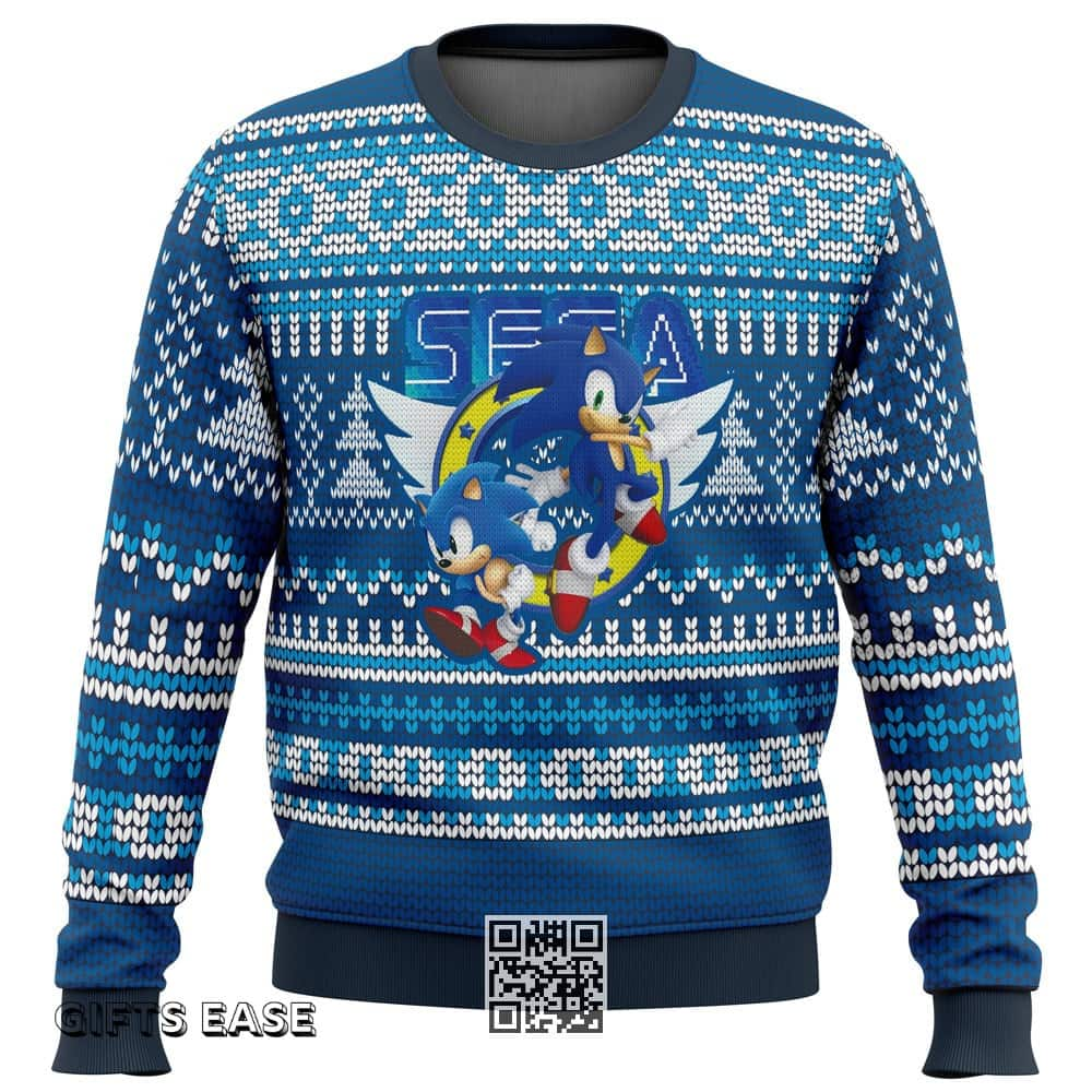 Sega Ugly Christmas Sweater Winter Gift