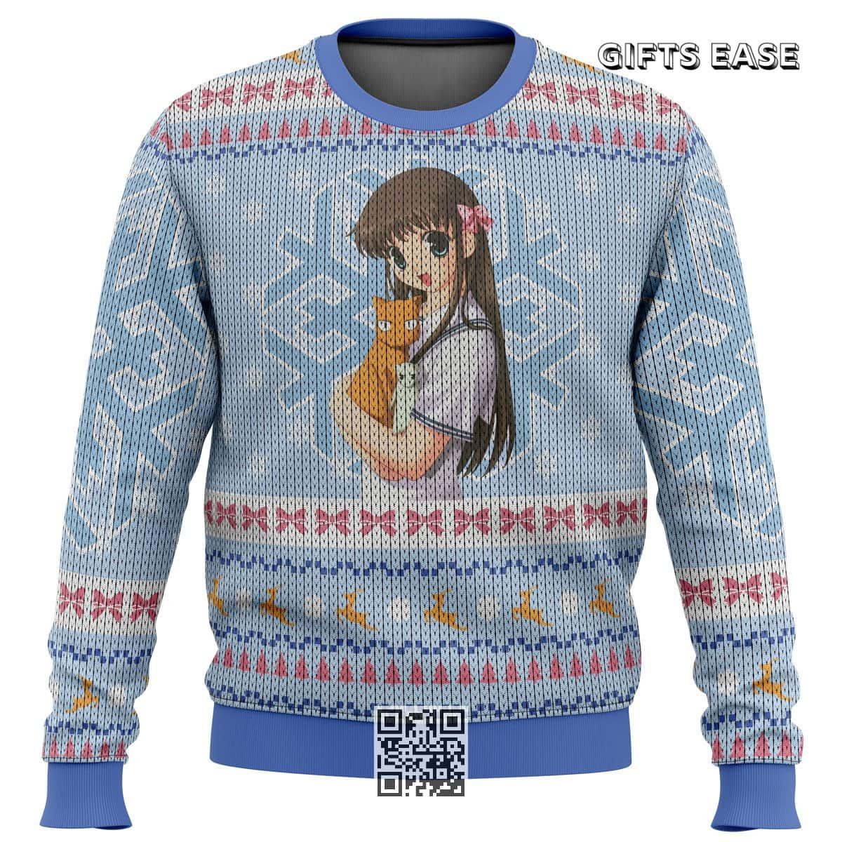 Blue Fruits Basket Tooru Honda Ugly Christmas Sweater