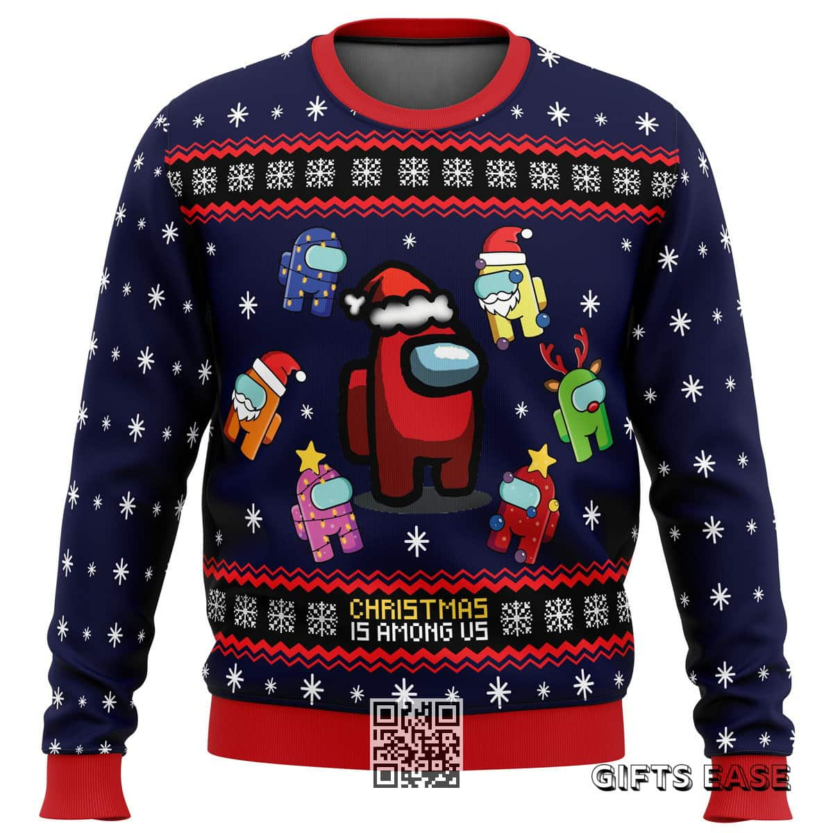 Christmas Is Among Us Ugly Christmas Sweater Character