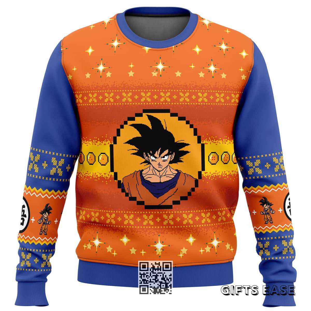 Dragon Ball Z Goku Ugly Christmas Sweater Winter Gift