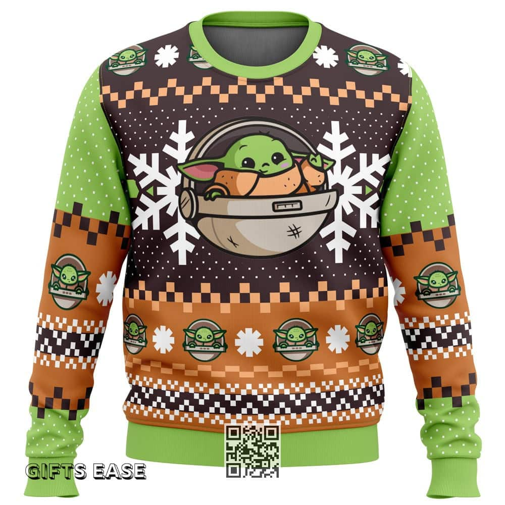 Baby Yoda Star Wars Ugly Christmas Sweater The Mandalorian