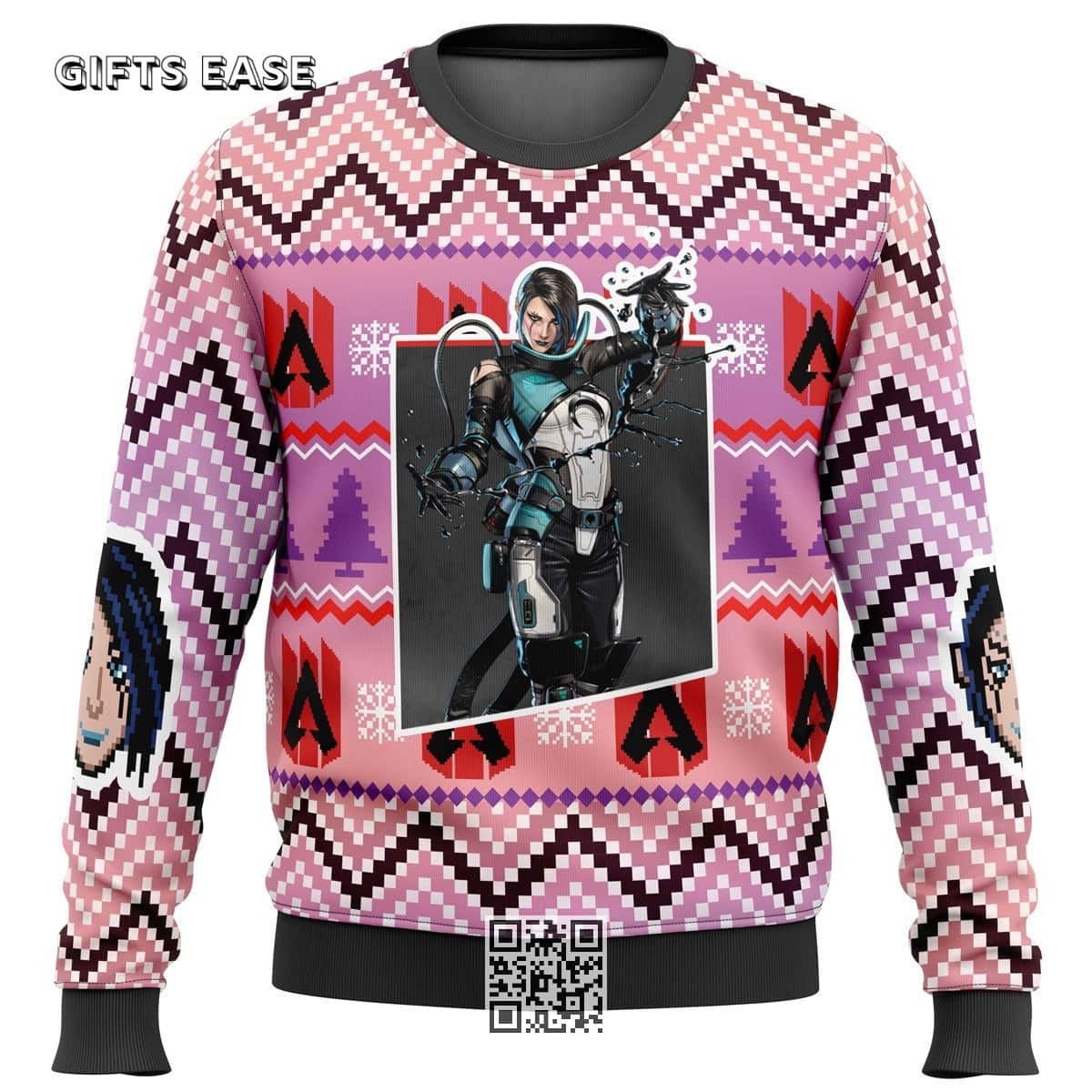 Catalyst Apex Legends Ugly Christmas Sweater Chevron Pattern