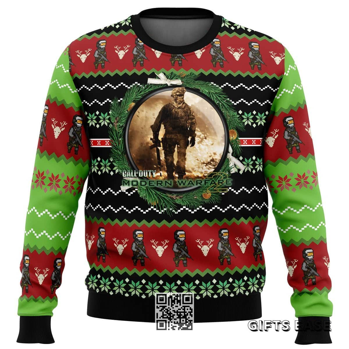 Call Of Duty Ugly Christmas Sweater Xmas Pattern