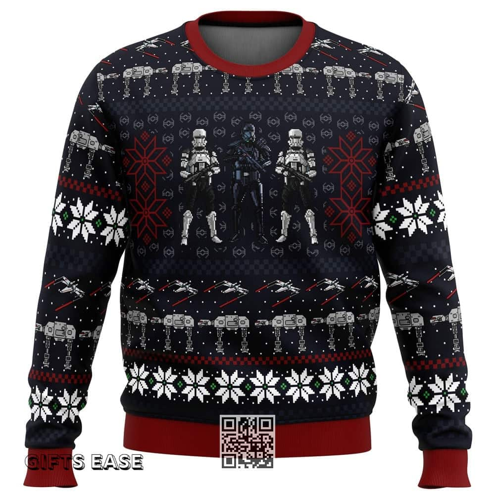 Darth Vader Stormtroopers Battle Of Hoth Star Wars Ugly Christmas Sweater