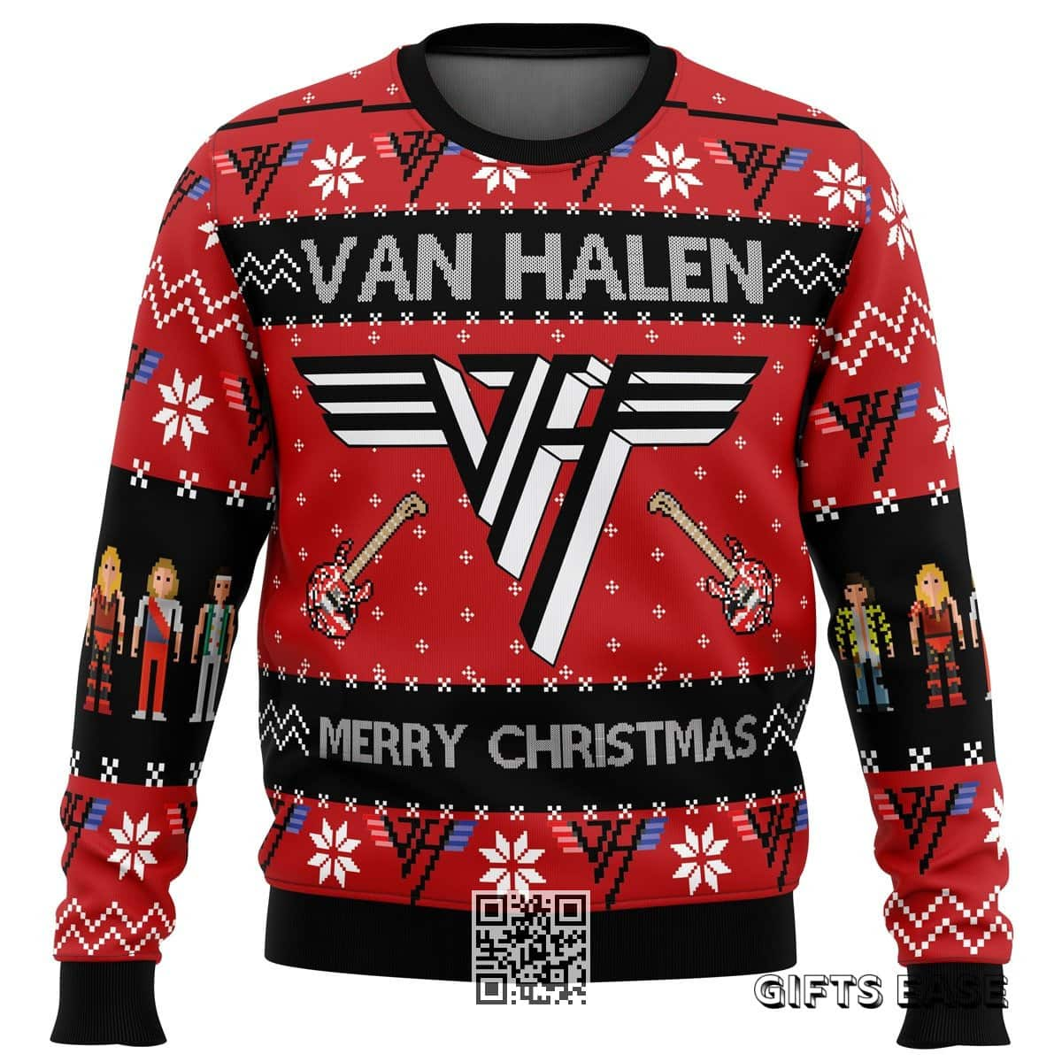 Van Halen Ugly Christmas Sweater Merry Christmas