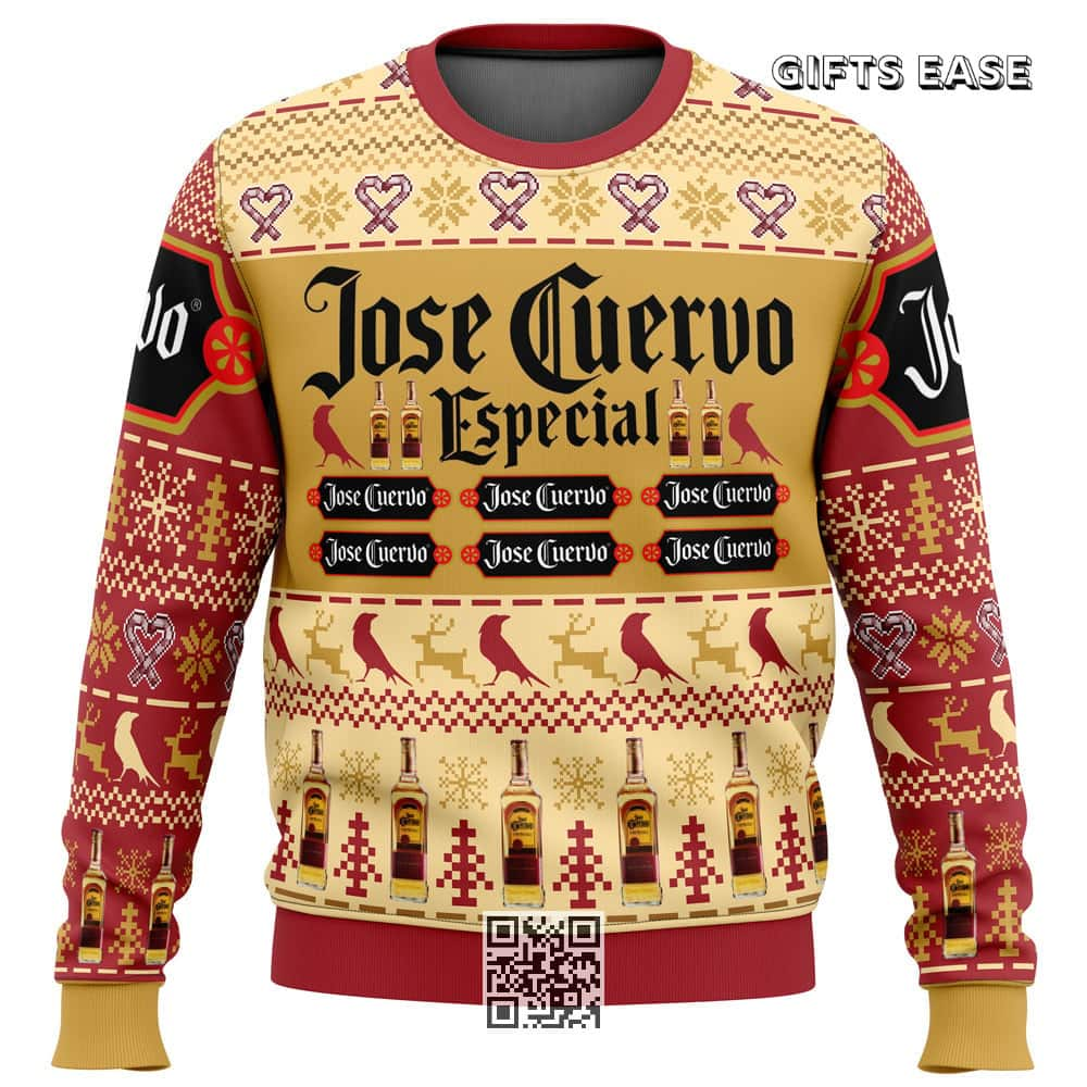 Jose Cuervo Especial Ugly Christmas Sweater Winter Gift