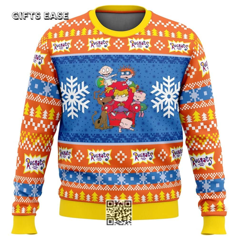 Rugrats Nickelodeon Ugly Christmas Sweater Characters