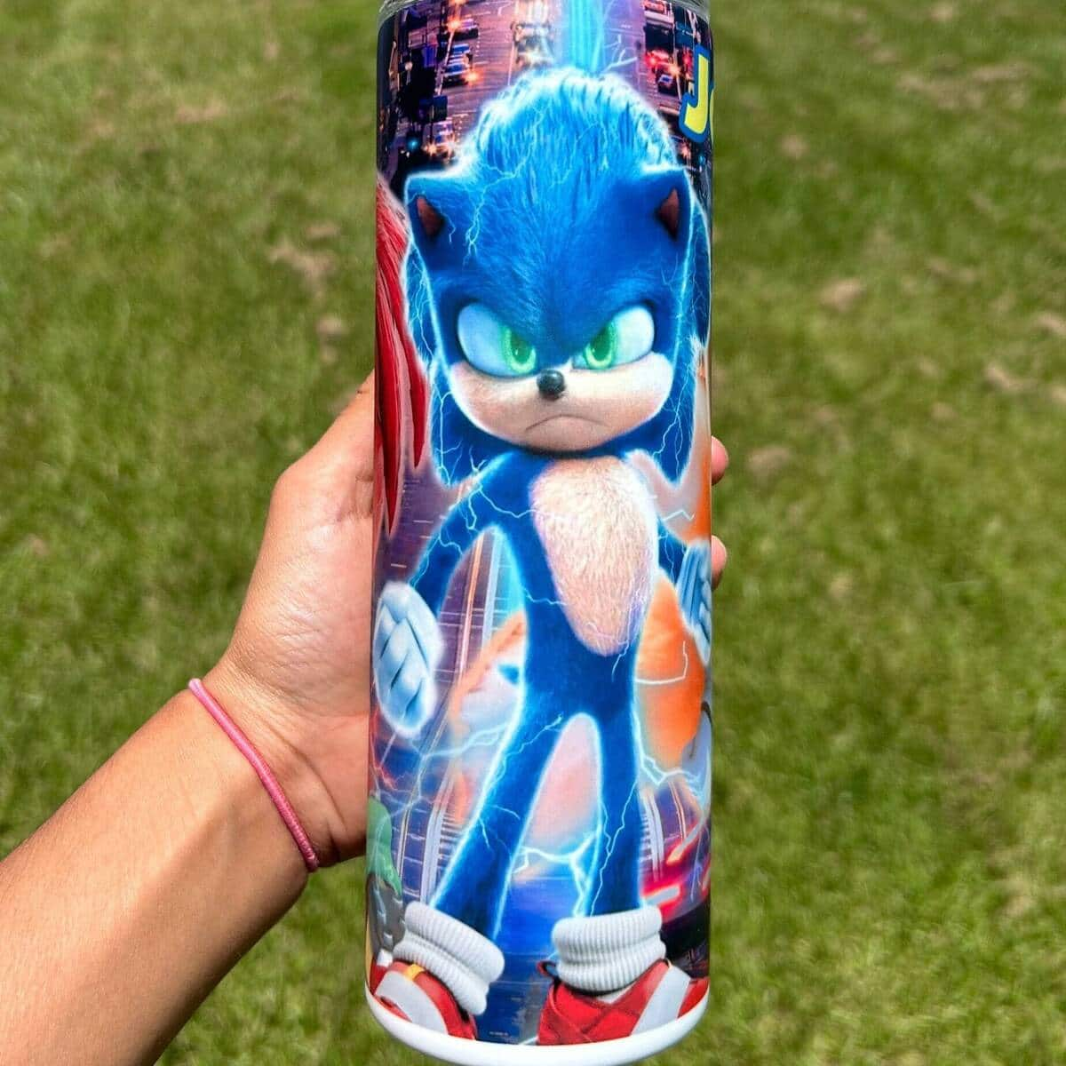 Sonic The Hedgehog Glow In The Dark Tumbler