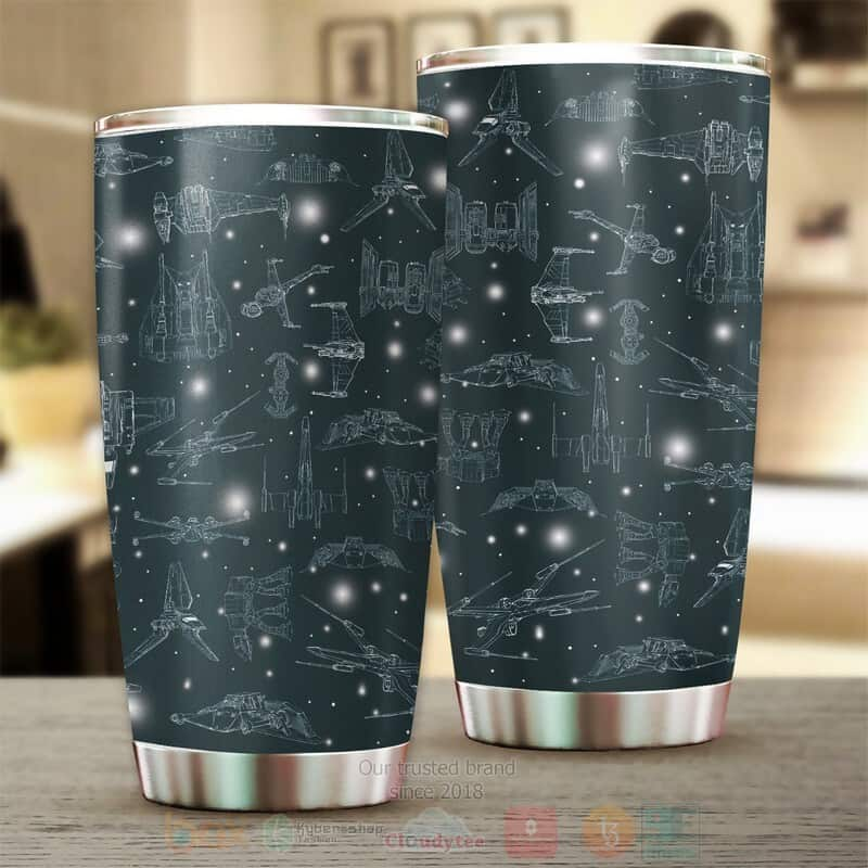 Navy Star Wars Starships Tumbler