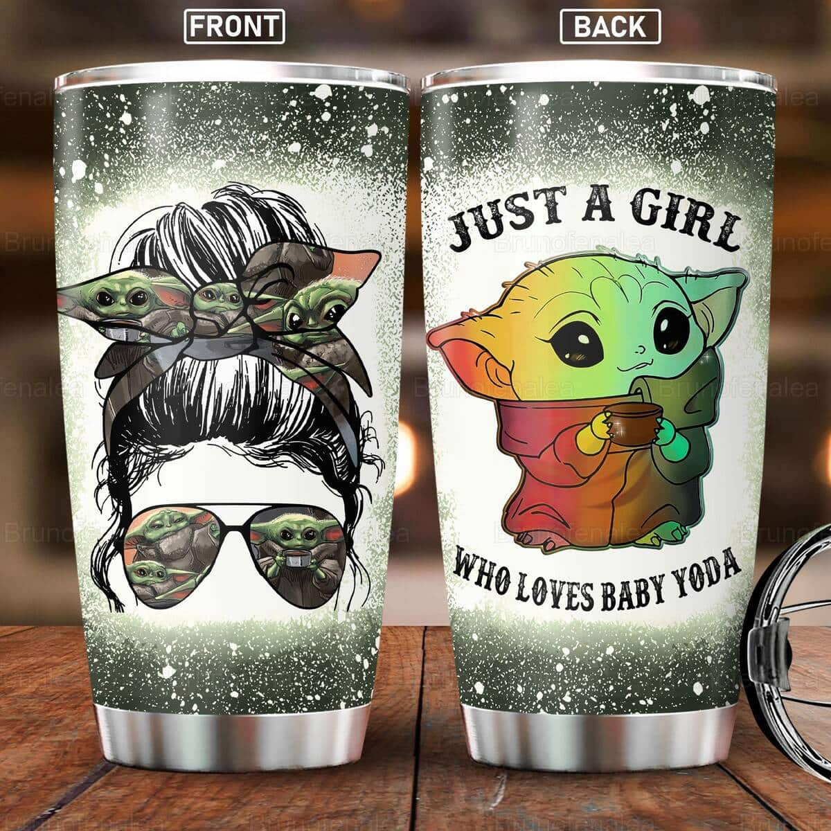 Just A Girl Who Loves Baby Yoda Tumbler