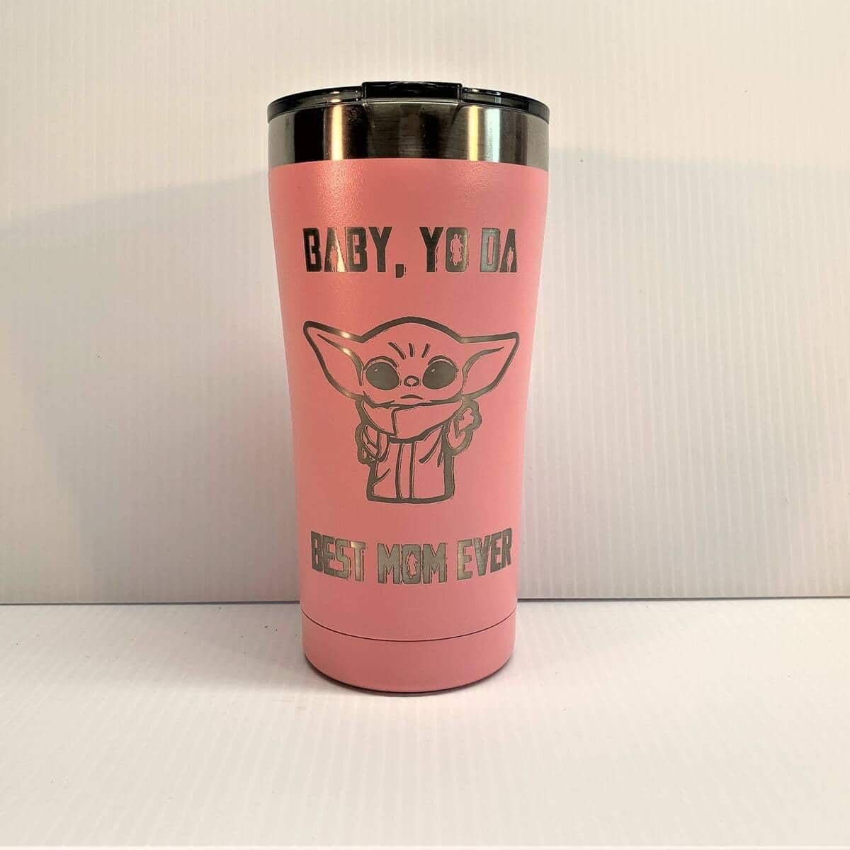 Baby Yoda Tumbler Best Mom Ever