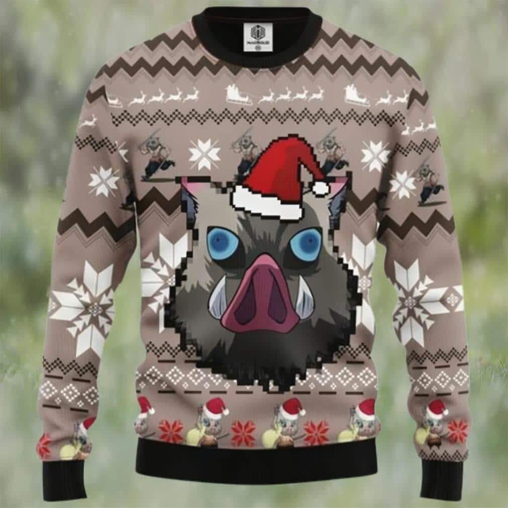 Kimetsu No Yaiba Hashibira Demon Slayer Ugly Christmas Sweater