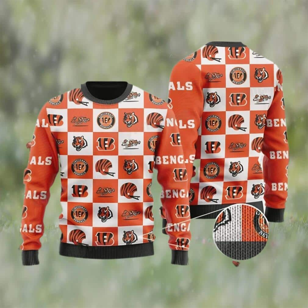 NFL Cincinnati Bengals Ugly Christmas Sweater Xmas Gift