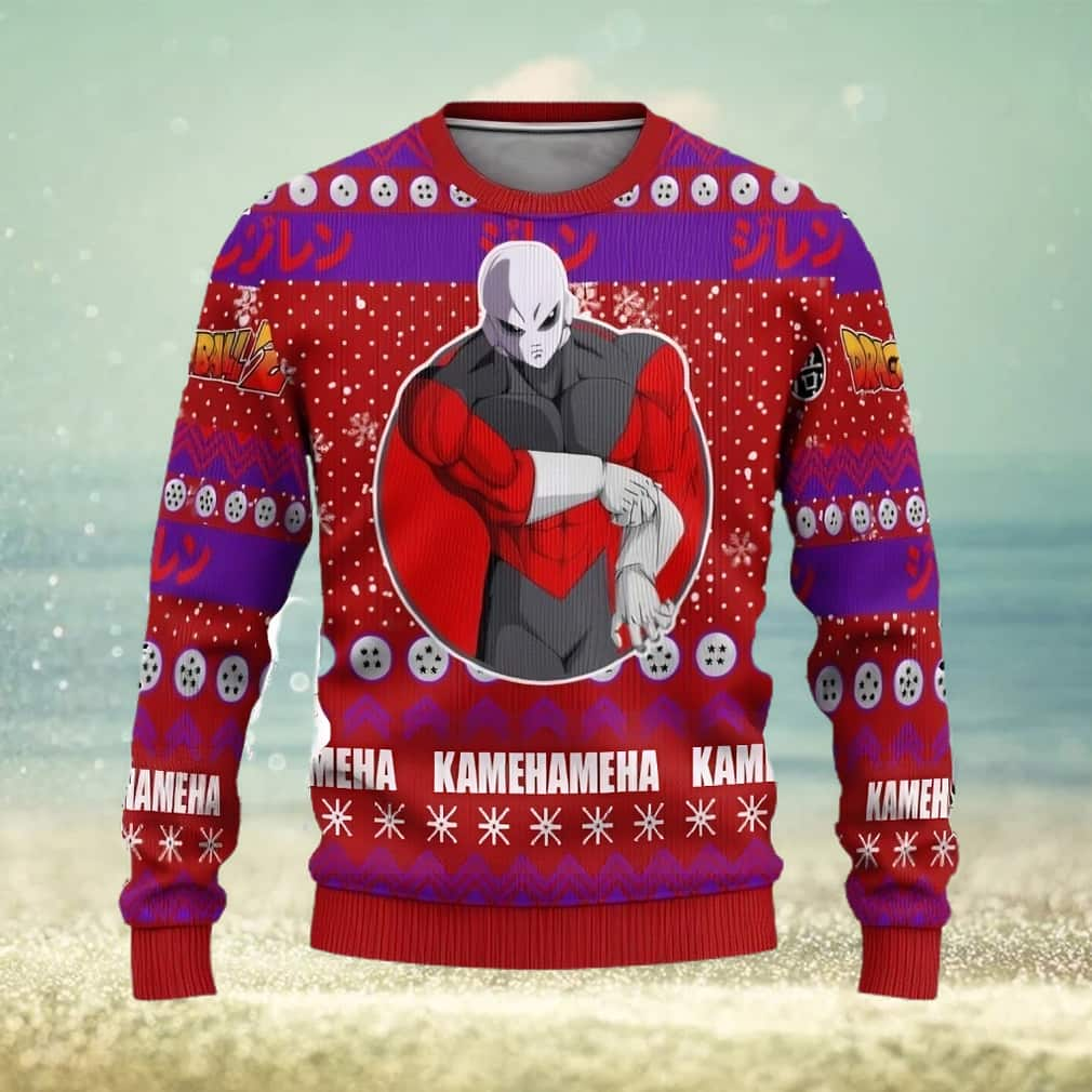 Jiren Ugly Christmas Sweater Dragon Ball Z