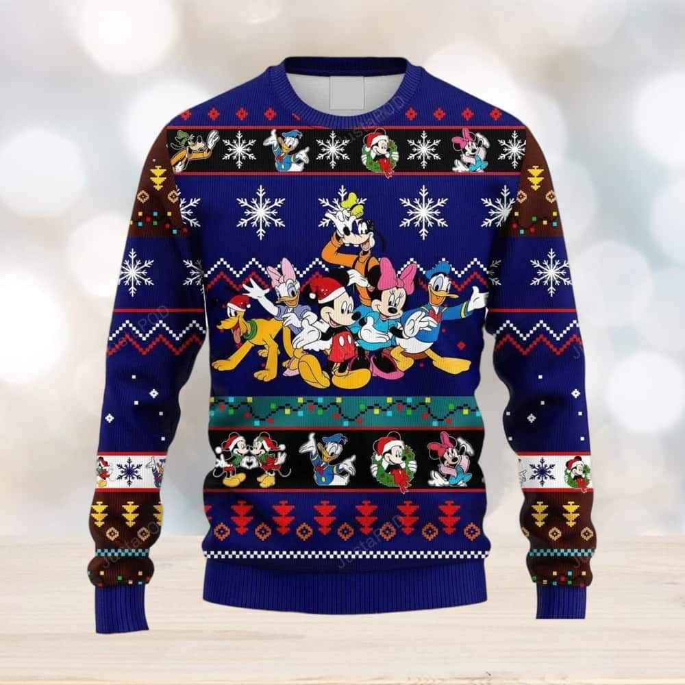 Disney Mickey Mouse And Friends Ugly Christmas Sweater