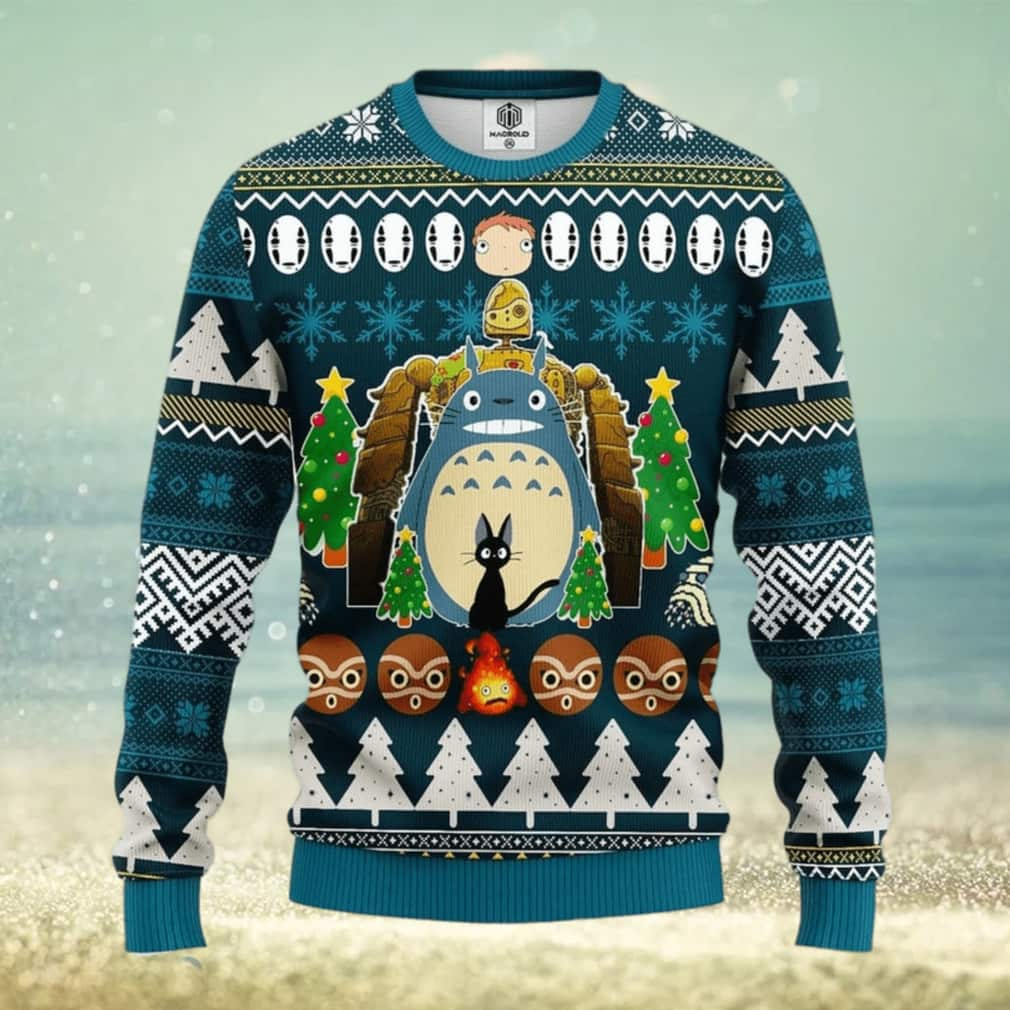 My Neighbor Totoro Ugly Christmas Sweater Studio Ghibli