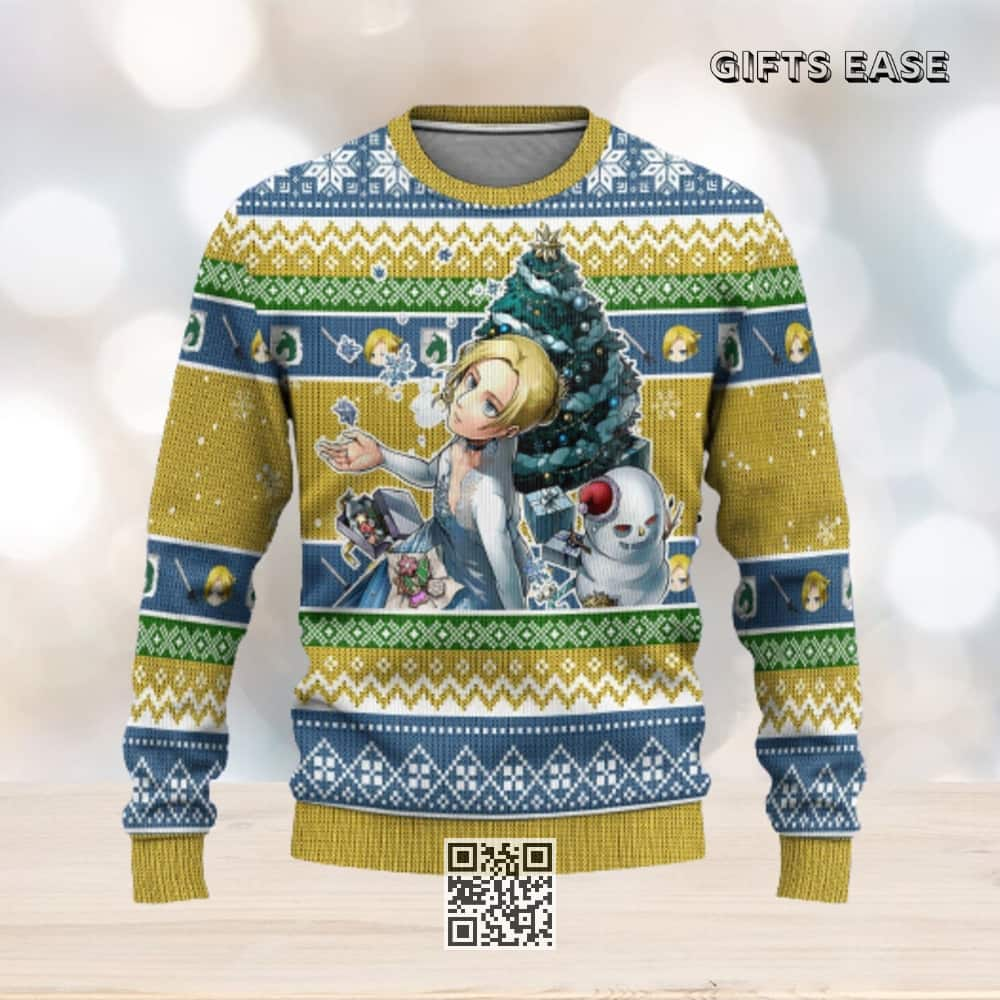 Annie Leonhart Attack On Titan Ugly Christmas Sweater