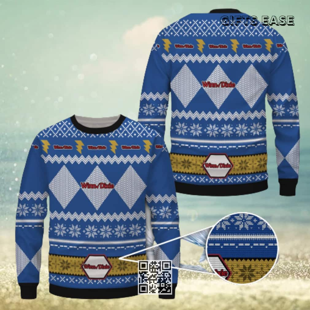 Blue Winn Dixie Ugly Christmas Sweater