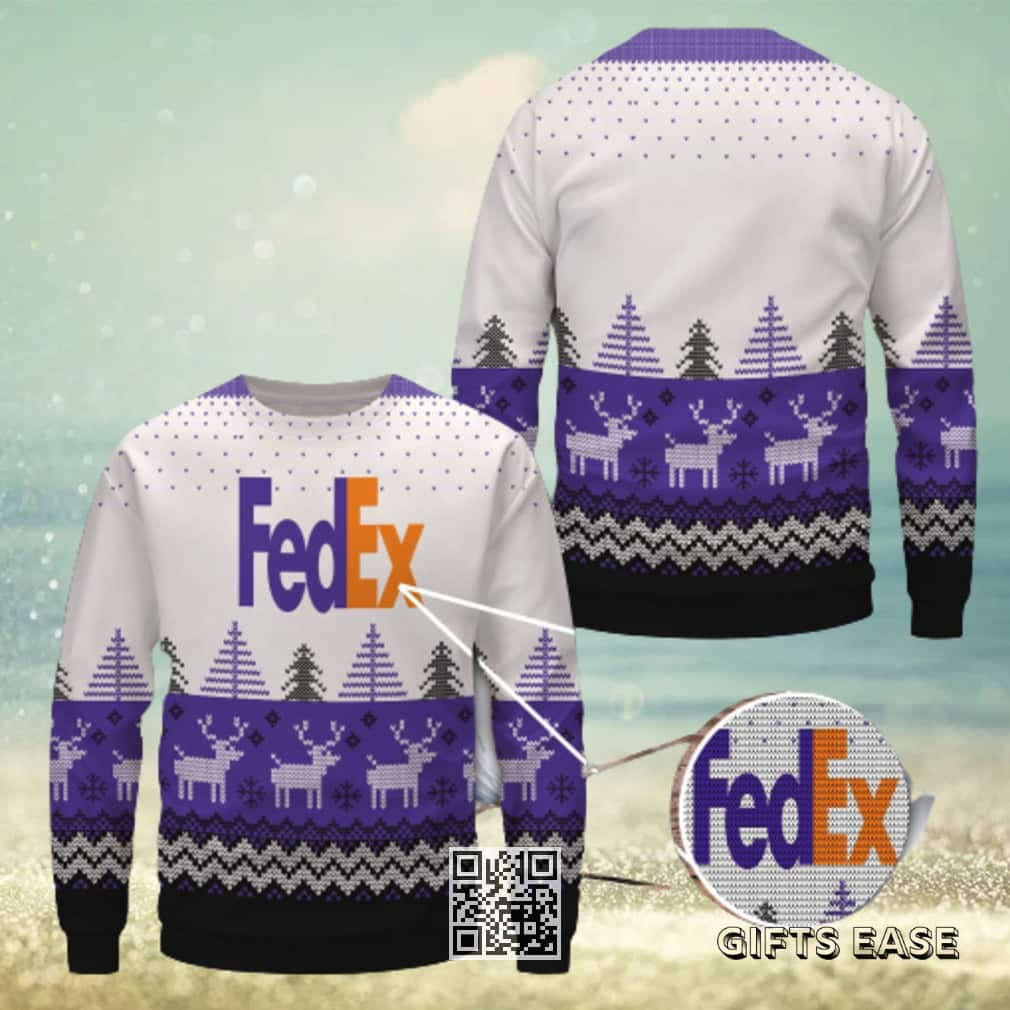 Fedex Wool Ugly Christmas Sweater