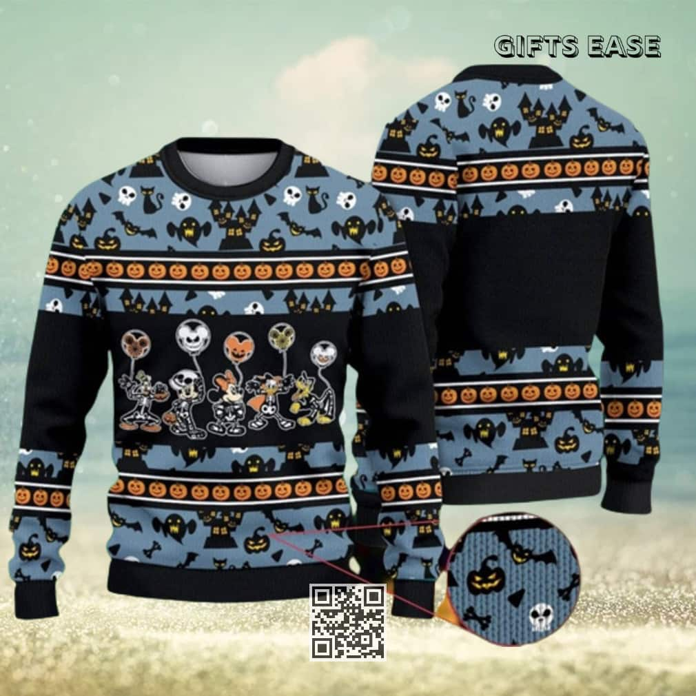 Mickey And Friends Ugly Christmas Sweater Halloween